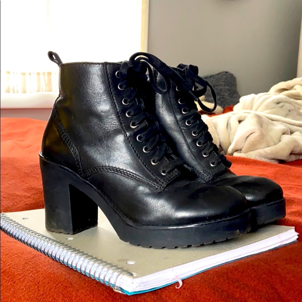 Steve Madden Black Booties